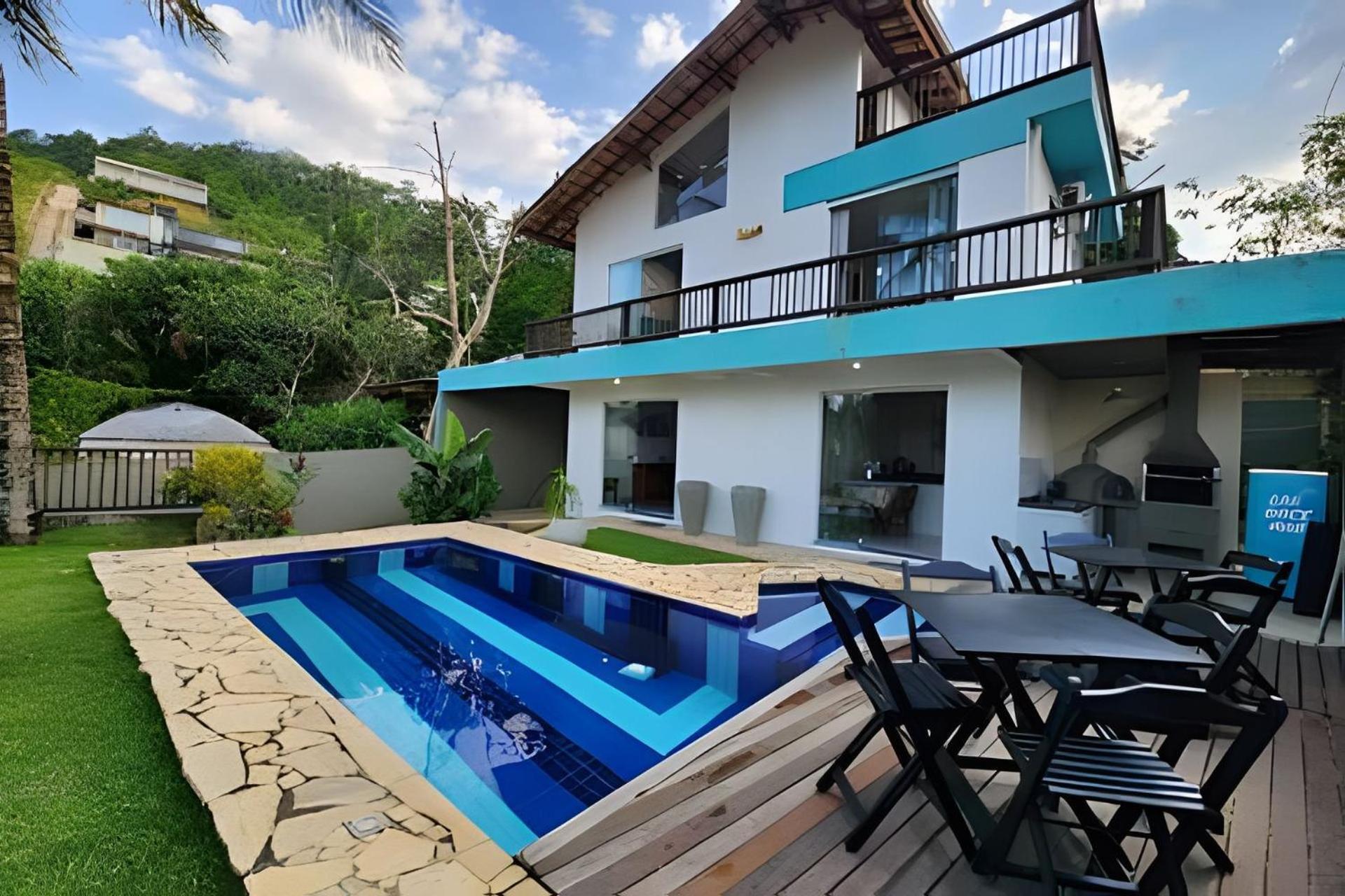 Bela Casa De 4 Suites Com Piscina E Vista - Curral Ilhabela Exterior photo