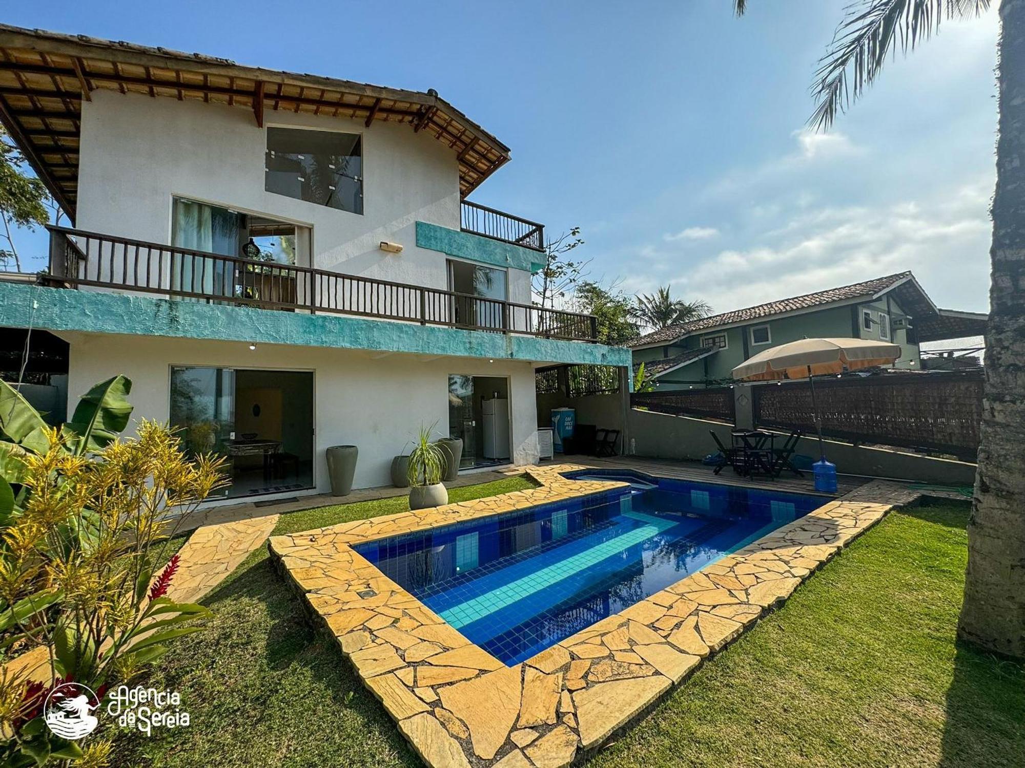 Bela Casa De 4 Suites Com Piscina E Vista - Curral Ilhabela Exterior photo
